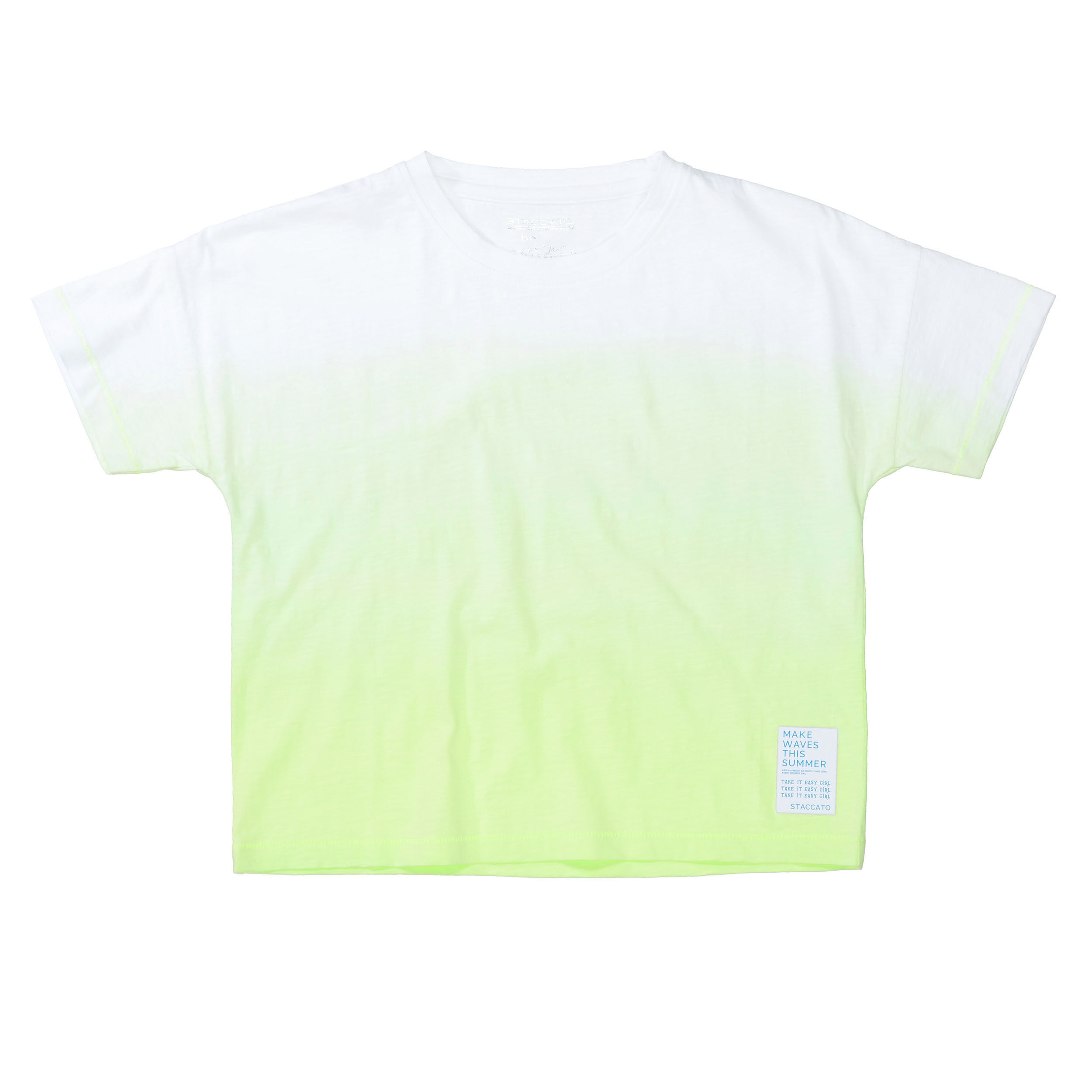 Boxy-Shirt  mit Dip Dye Farbverlauf